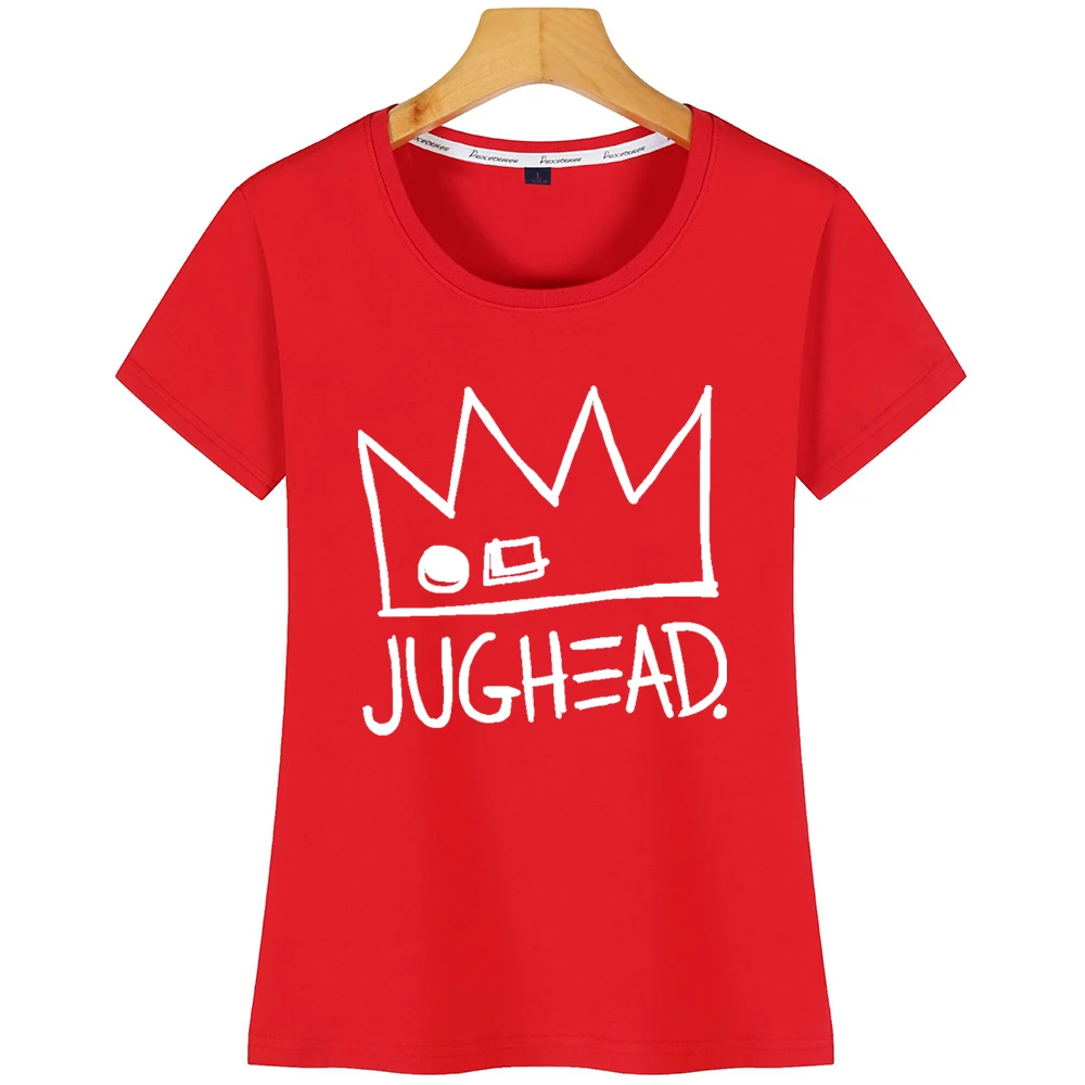Футболка женская короткая смешная белая рубашка Jughead Jones Crown | Женская одежда