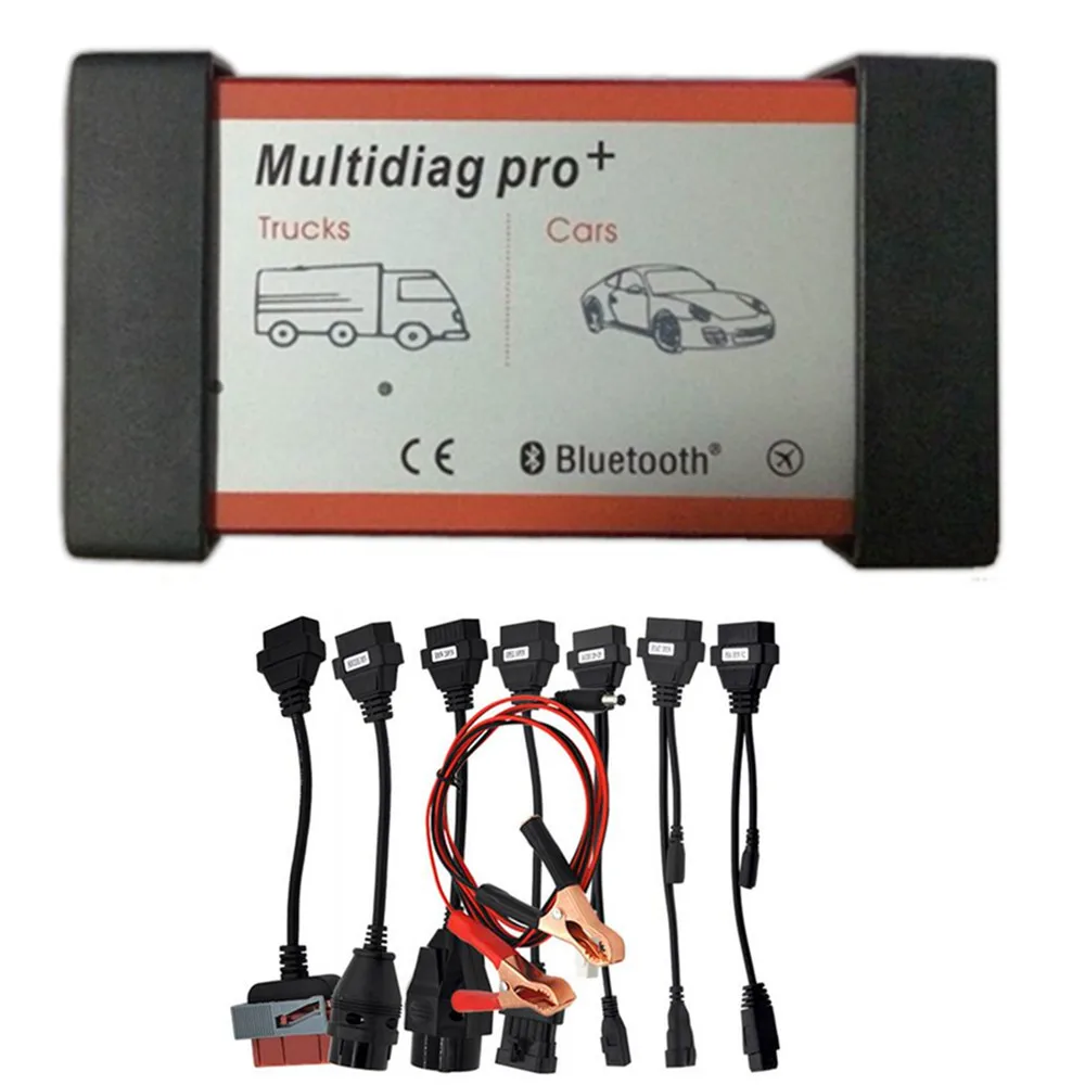 Multidiag Pro + с Bluetooth для delphis vd ds150e cdp автомобильный и грузовой OBD2 сканер VD TCS pro