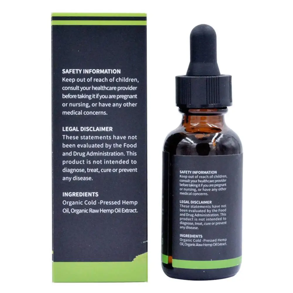 Органическое эфирное масло био-активное конопляное капли травяное уход за кожей