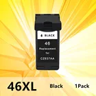 Картриджи 46XL, переработанные 46 XL, черные для HP 46, HP 46, для цветных струйных принтеров Deskjet 2020 2520hc