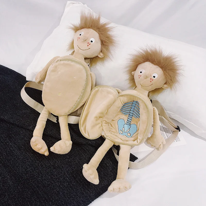 

Cute funny women cartoon Doll Fashion versatile Backpack