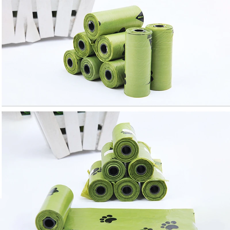 

Biodegradable Dog Poop Bags Leak-Proof Pet Waste Bags Garbage Bags Pick Up Clean Bag For Pet Cat Dogs Outdoor Clean Garbage Hold