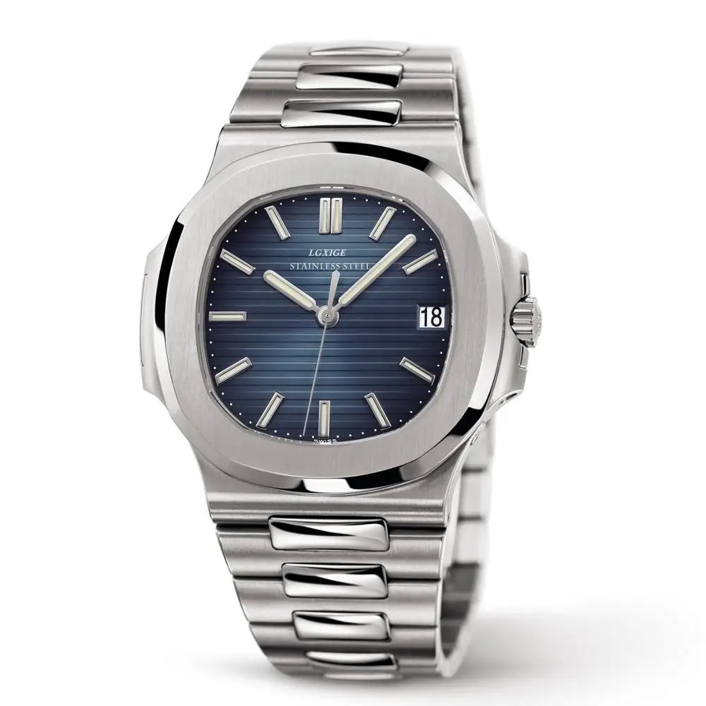 ROSBL DIDUN горячий топ marque de Роскошные montre hommes Япония MIYOTA automatique mode en acier inoxydable mâle horlogemain - Цвет: ROSBL