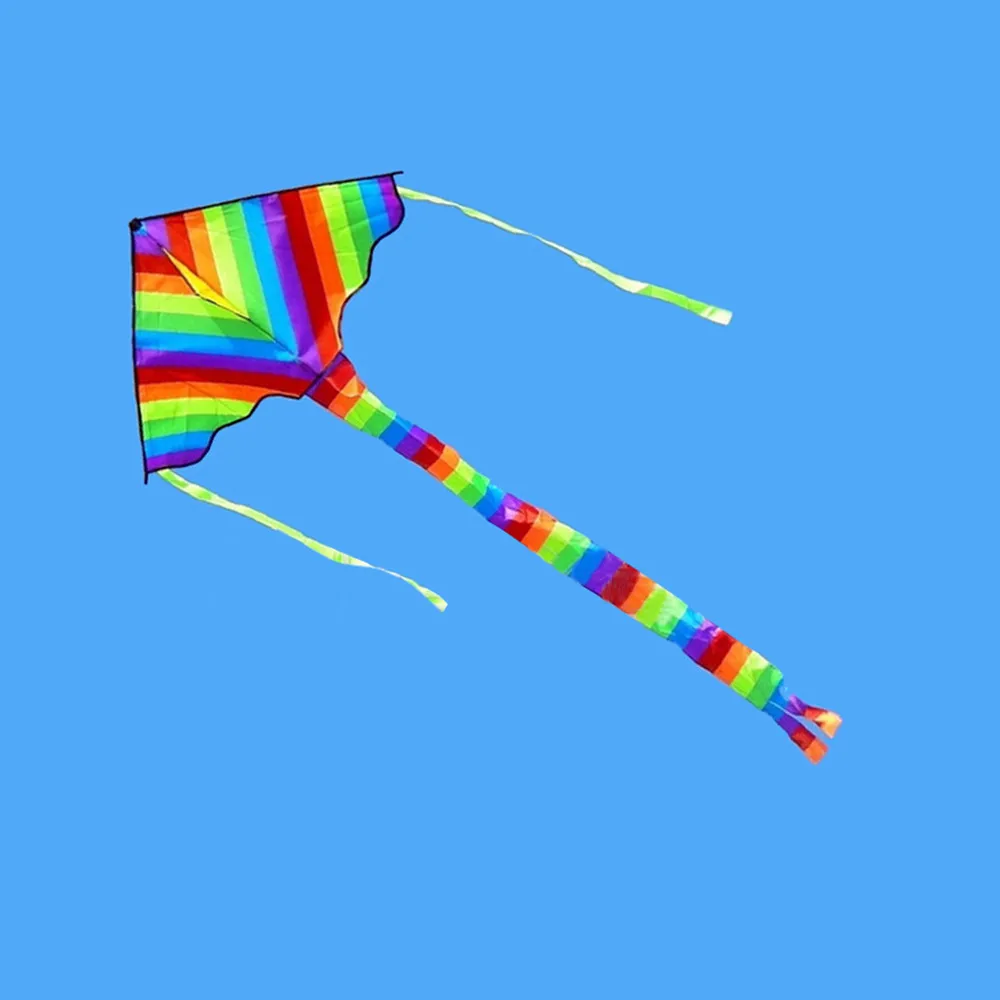 Воздушные змей Rainbow Delta для детей и взрослых Большой Летающий лайнер с длинным