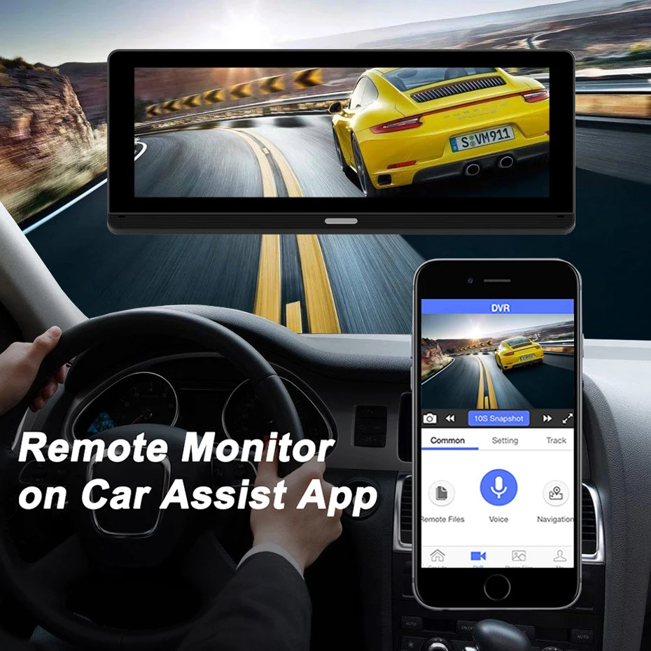 Автомобильный видеорегистратор QUIDUX " ips 4G Android, камера с gps навигацией, ADAS Full HD 1080 P, Автомобильный видеорегистратор с камерой заднего вида