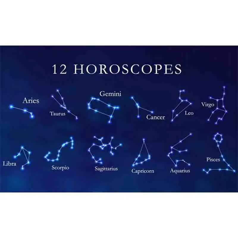 

Trendy Shiny Crystal Star Zodiac Sign 12 Constellation Pendant Necklace Star Zodiac Sign Necklace Best Friend Gift Fashion Charm