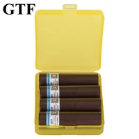 rechargeable battery battery 18650 mah gtf 4 pces hg2 3 7 3000 v for discharge 30a of electronic product 1pc 18650 battery box