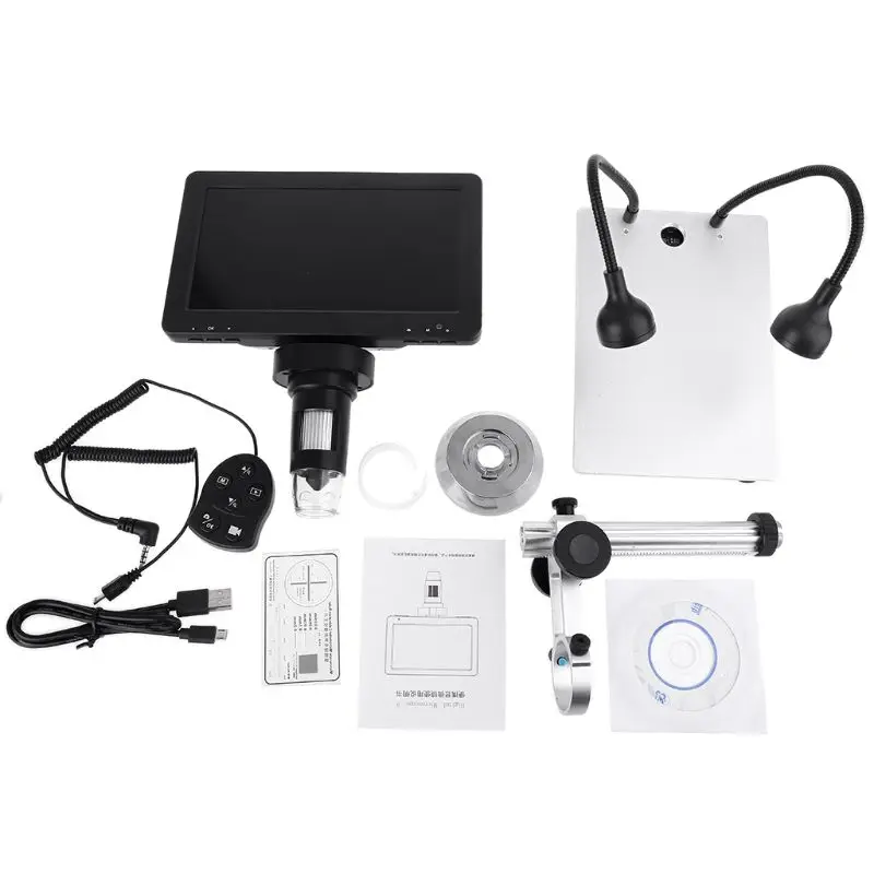 

425D 1200X 7 inch Digital Microscope Magnifier for Repair Soldering with wire control microscopio