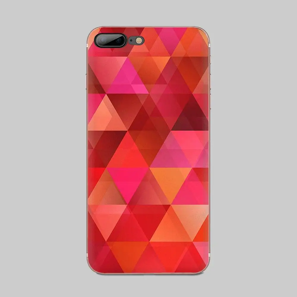 Цветной мозаичный цветной чехол для Apple iPhone 11 Pro X XS Max XR 4 4S 5 5C 5S SE 6 6S 7 8 Plus мягкий ТПУ