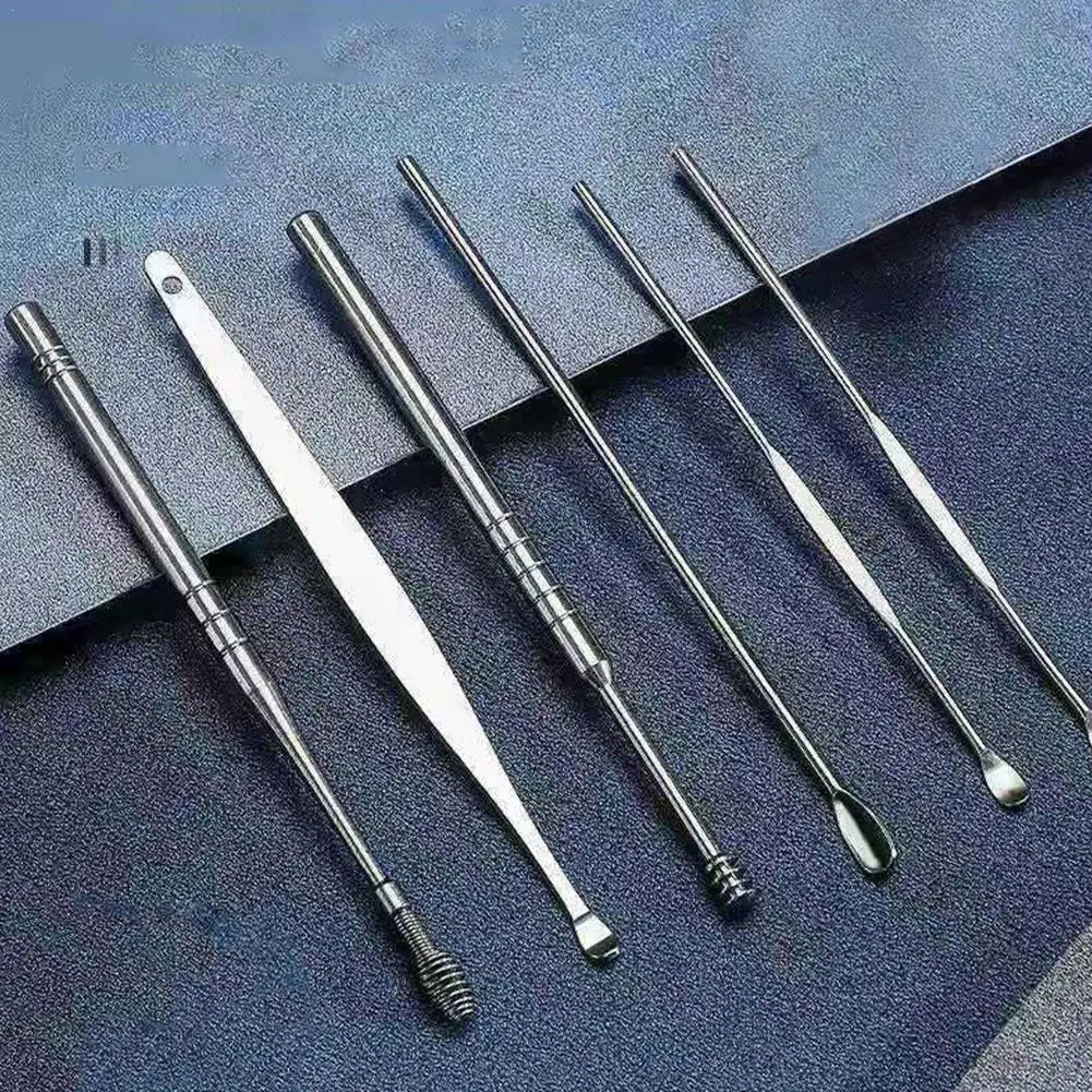 

6/7 шт. стальной ушной воск для чистки ушей