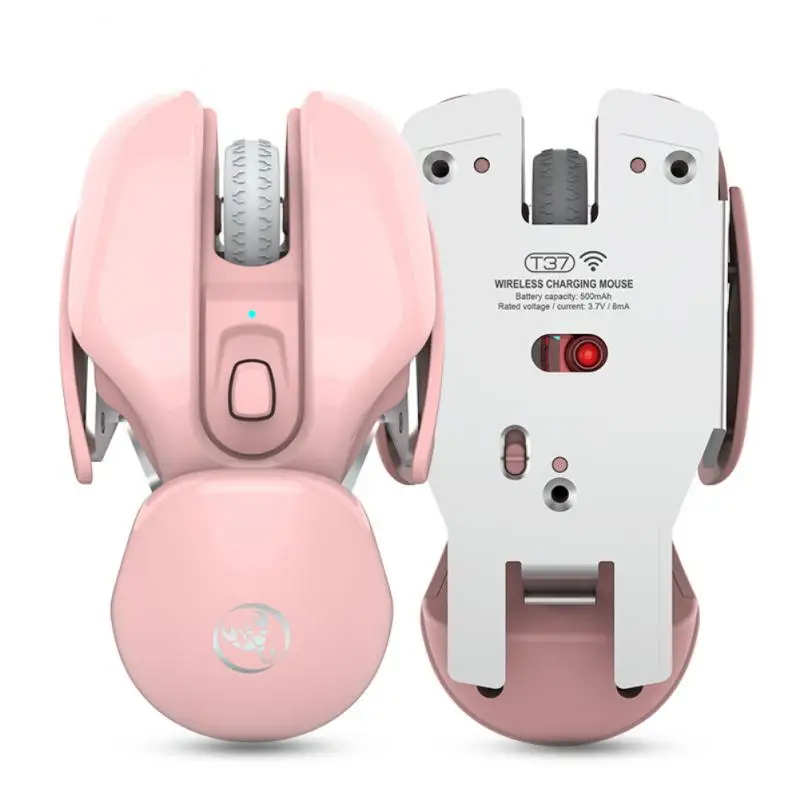 

T37 Silent 2.4G Silence Wireless Gaming Mouse Rechargeable Ergonomic Adjustable 1600 DPI Mice Adjustable Office Mouse For Pc