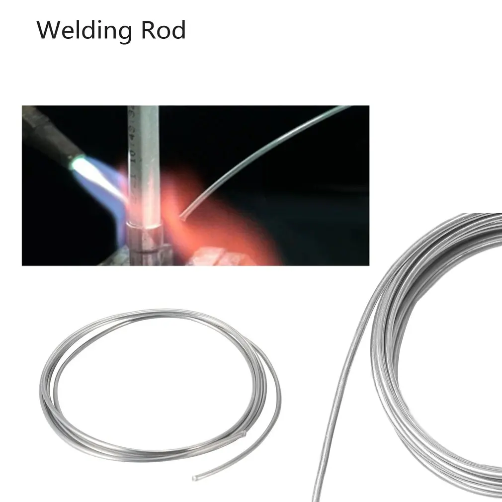 

2mm 1m Welding Rod Copper Aluminum Low Temperature Flux Cored Wire Metal Brazing Stick Soldering Tool Electrode No Need Solder