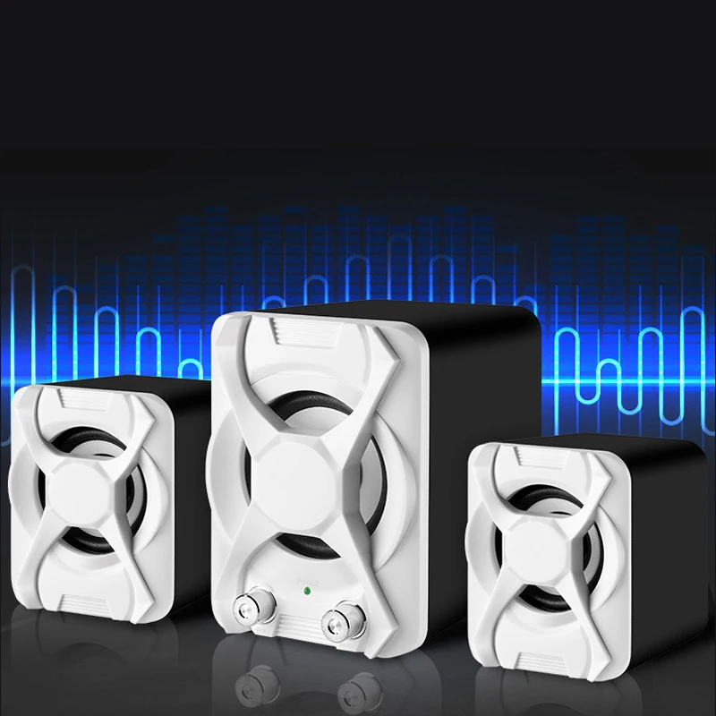 Динамик ноутбука с двухчастотным каналом и интерфейсом питания USB для настольного ПК/ноутбука/мобильного телефона