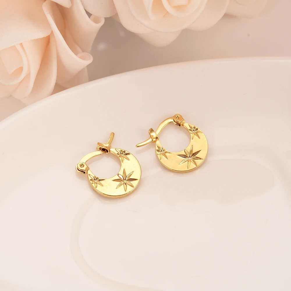 2 пары Винтажные серьги африканские золотые модные шикарные ювелирные изделия