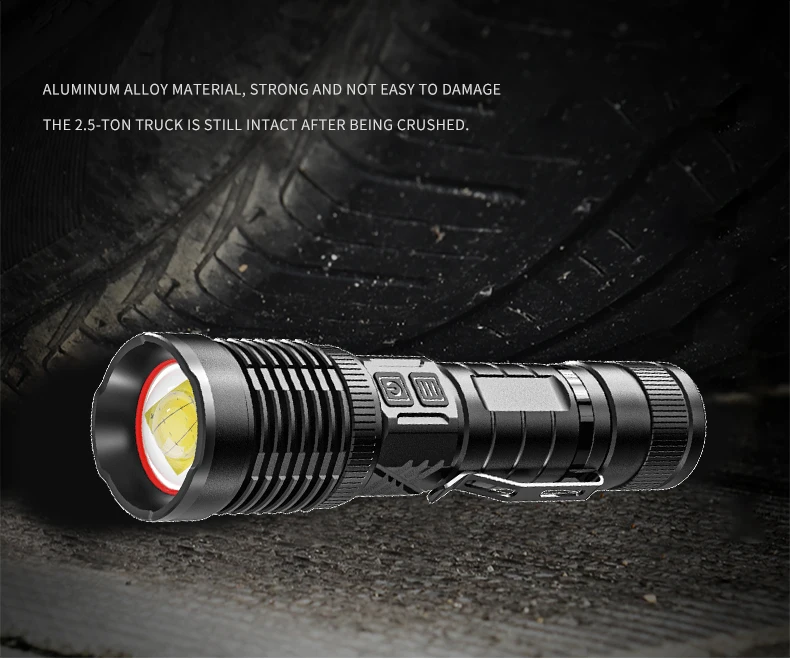 Powerful LED XHP99 Flashlight Tactical XHP50 USB Rechargeable Torch Waterproof Hand Light for Camping | Освещение