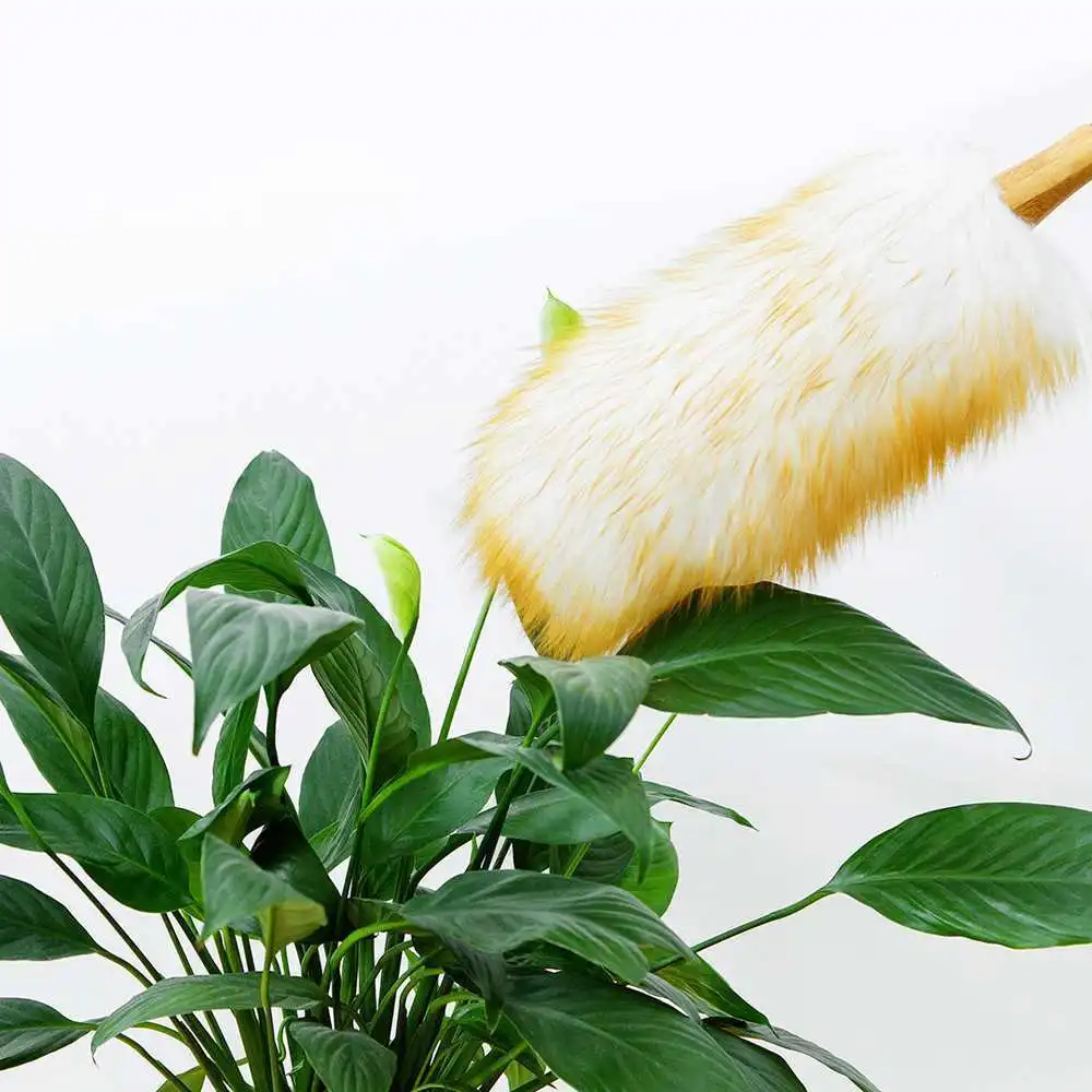 XIAOMI Чистящая тряпка с бамбуковой ручкой Антистатическая мягкая микрофибра