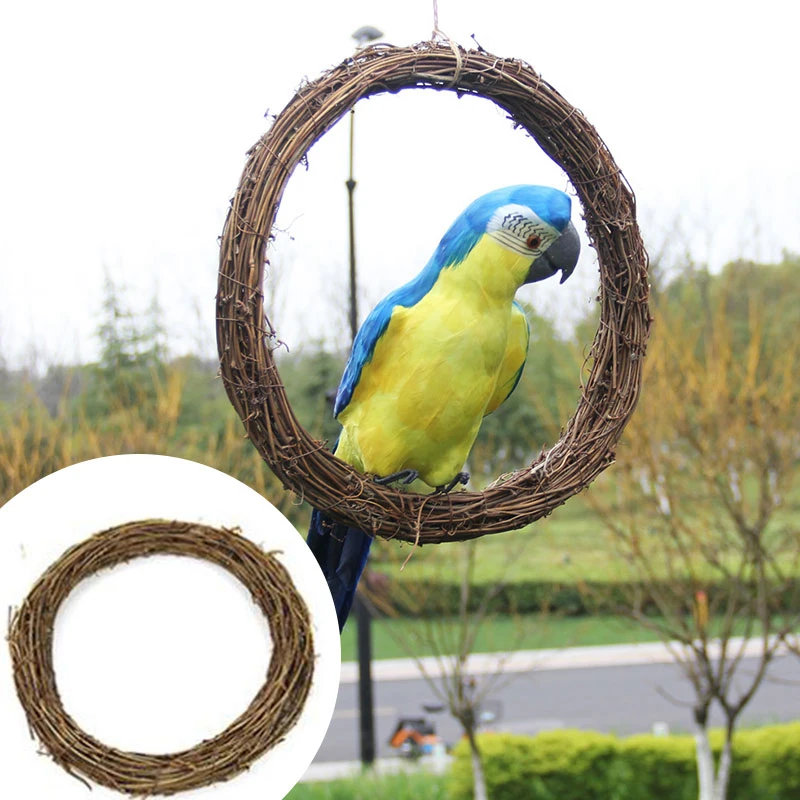 Свадебные украшения венок из натурального ротанга гирлянда DIY ремесла Декор для