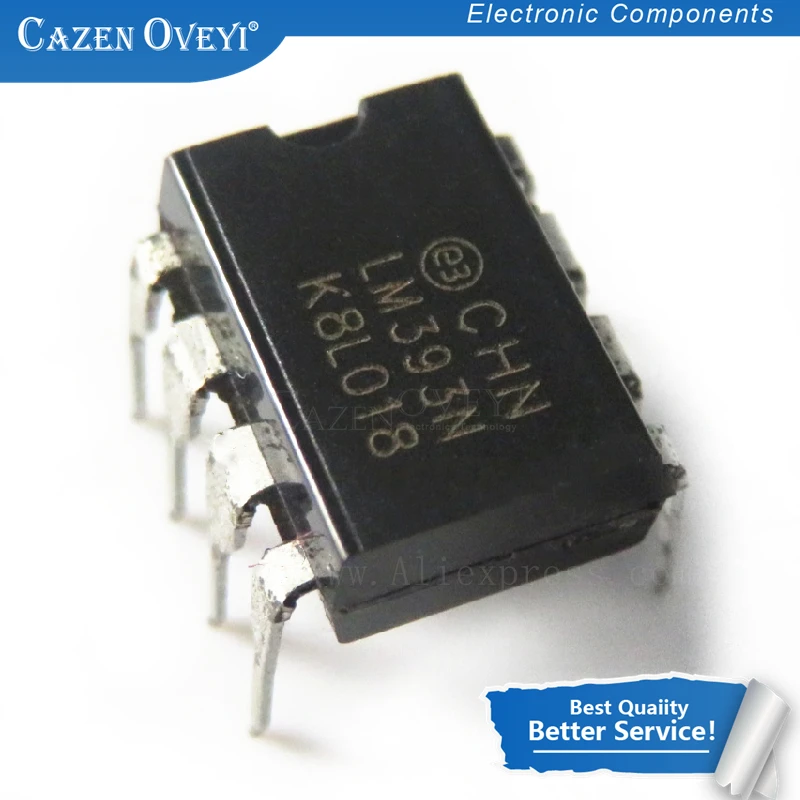 

10pcs/lot LM393P LM393 DIP-8 LM393N 393 In Stock
