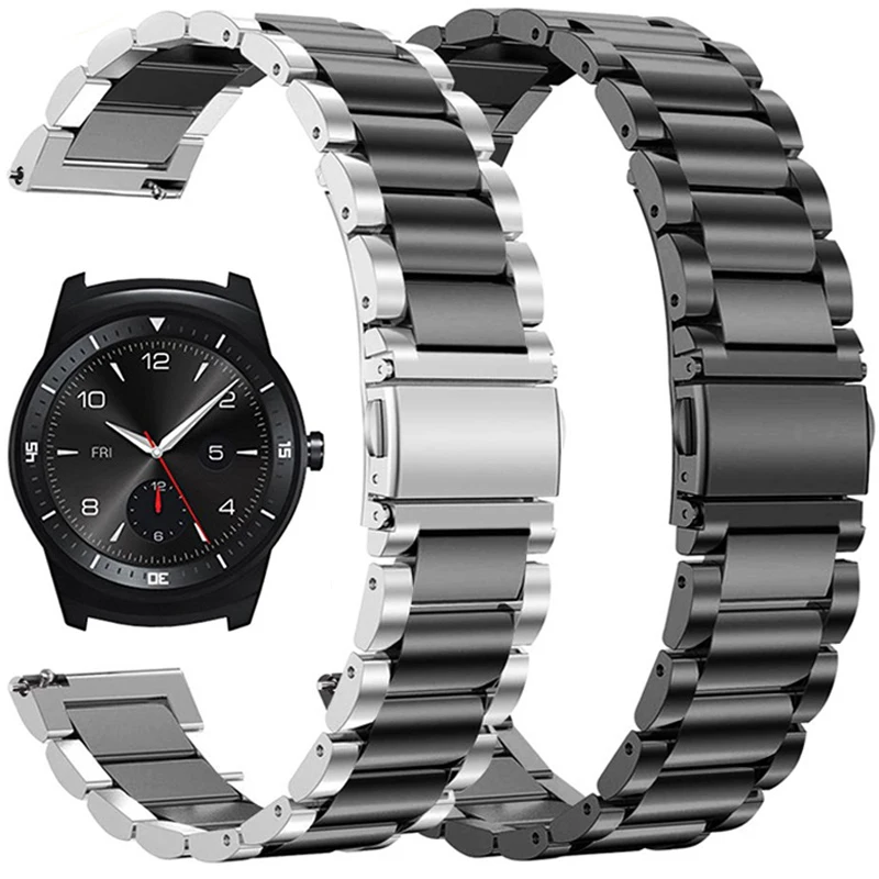 Ремешок из нержавеющей стали для LG G Watch W100/R W110 /Urbane W150 мужской смарт браслет Asus