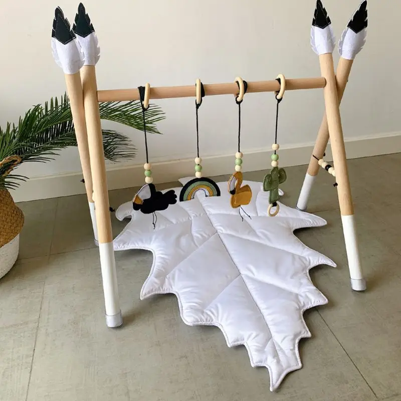 

Baby Game Blanket Tree Leaves Floor Carpet Soft Cotton Climbing Pad Play Mat