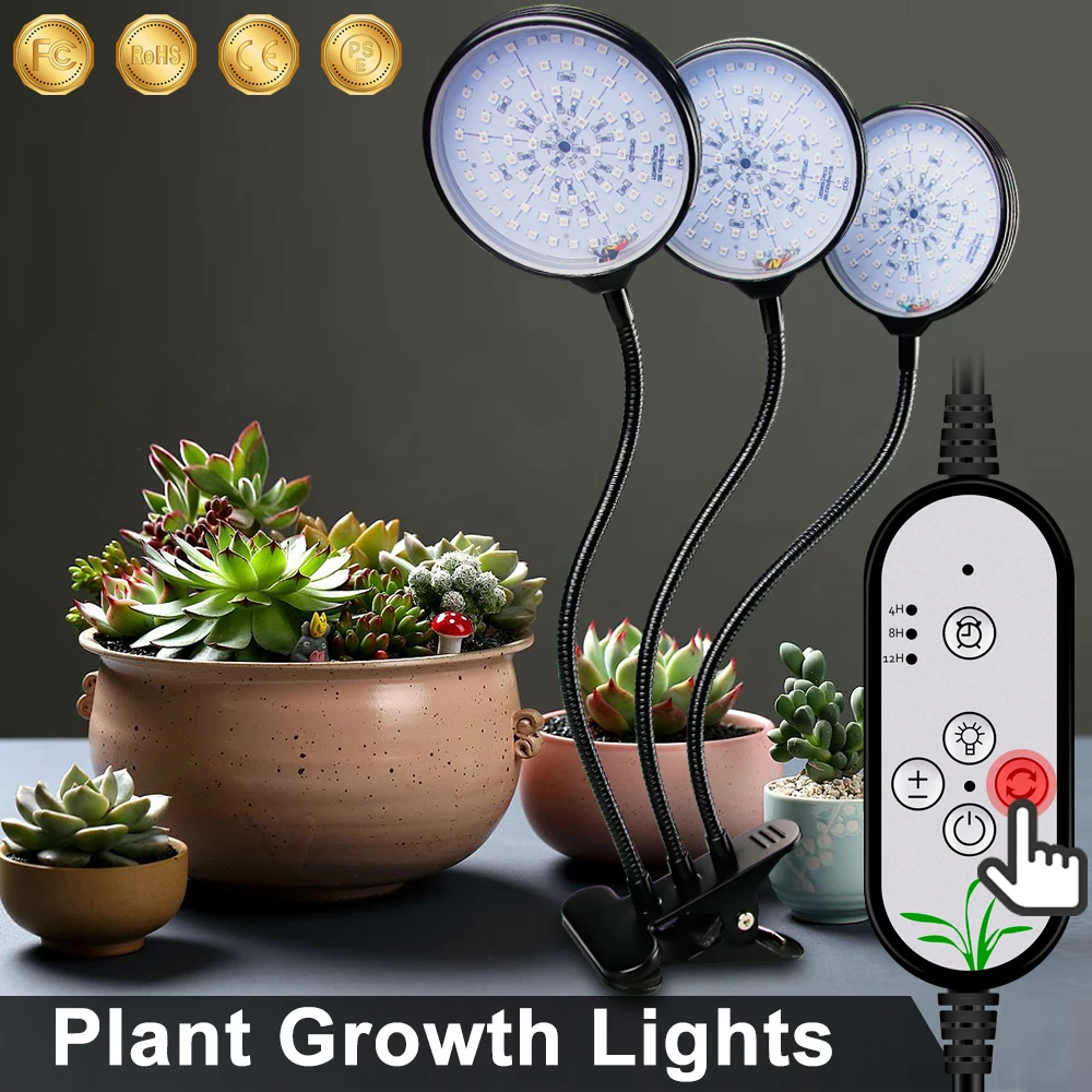 

LED Grow Light LED Lamp For Plant LED Full Spectrum 5V Hydroponics Lampara Indoor 9W 18W 27W Plant Seeds Bulb Grow Tent Bombilla