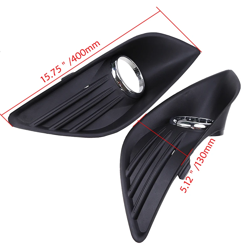 Защитная крышка для противотуманных фар POSSBAY переднего бампера и гриля Ford Focus