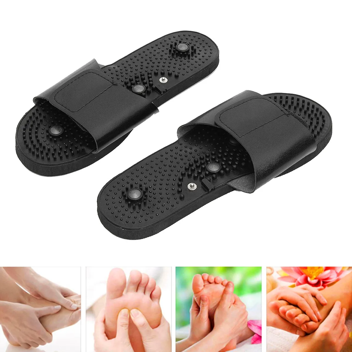 

Electrical Muscle Stimulator Electric Pulse Therapy Massager Meridian Body Tens Acupuncture Massage Machine With Pads Slipper