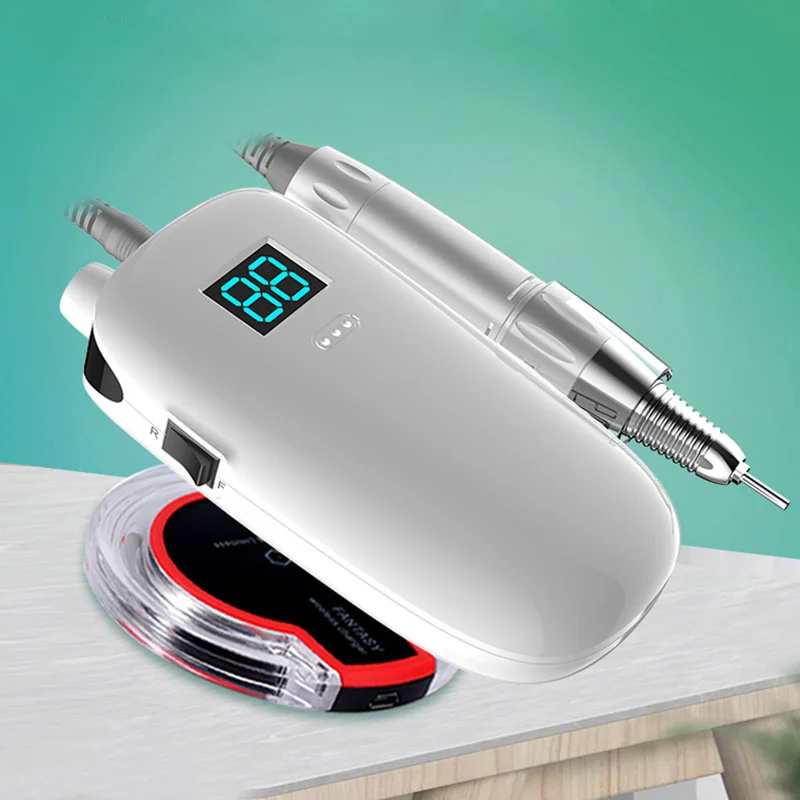 30000 об/мин перезаряжаемая электрическая дрель для ногтей полировальная машина 4000