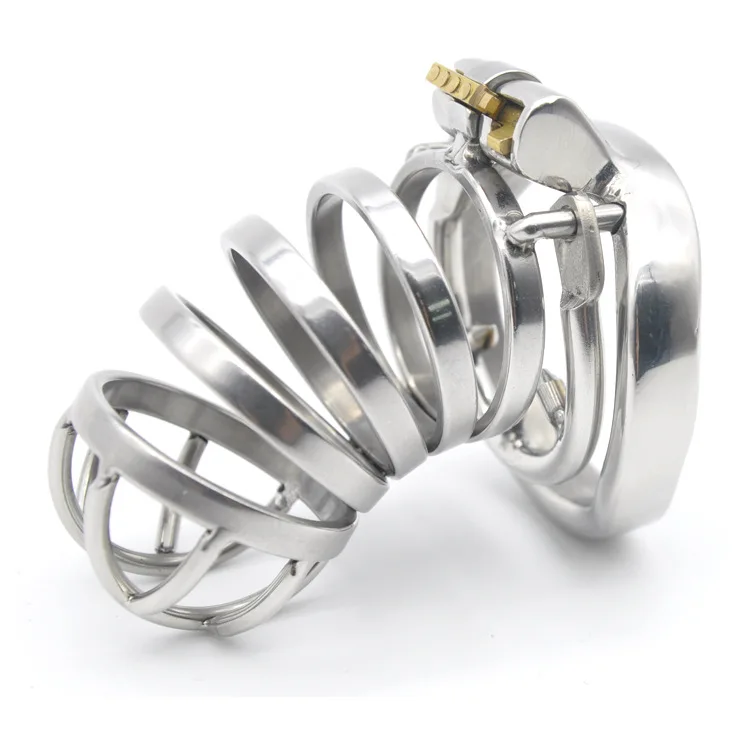 Кольцо на член бондаж пенис клетка мужское устройство верности Металлический