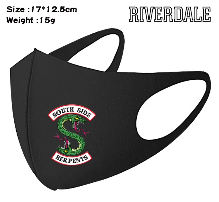 

Riverdale Snake Logo Cosplay Face Mask Unisex Gift Mouth Muffle Prop