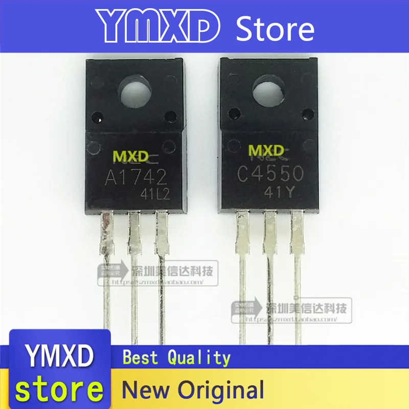 10pcs/lot New Original A1742 C4550 to 5 yuan TO-220F In Stock