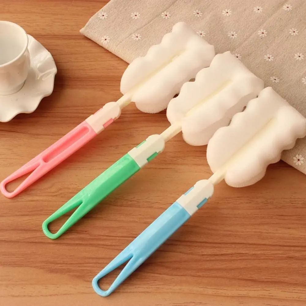 

1 шт., съемная мягкая губка с длинной ручкой