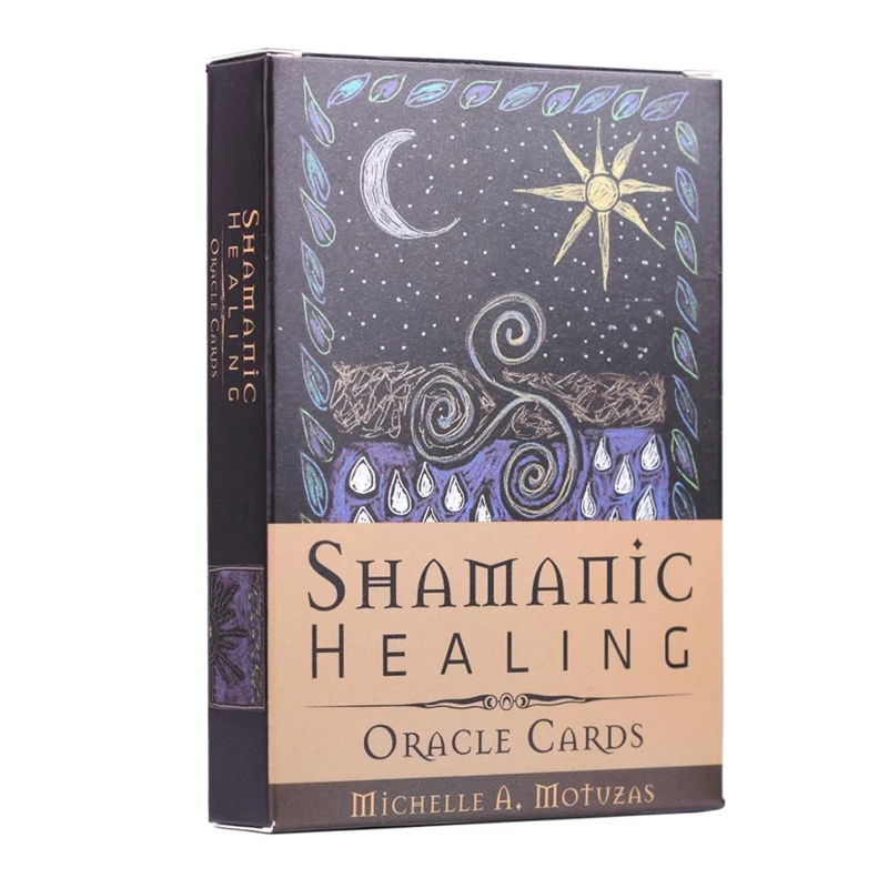 

Shamanic Healing Oracle Cards 44 Cards Deck Tarot Full English Board Game Card Mysterious Divination Friend Party