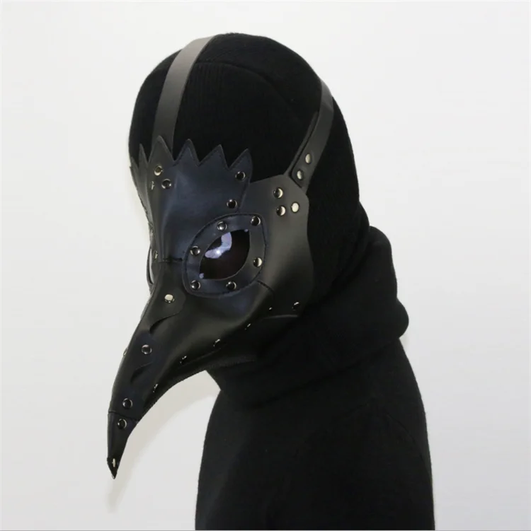 

Чумной доктор стимпанк птица кожа Косплей клюв Хэллоуин реквизит костюм для взрослых унисекс маскарадный костюм