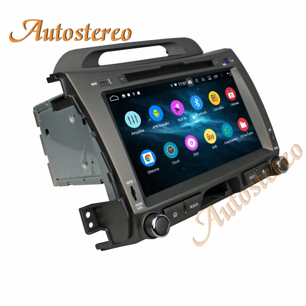 Автомобильный DVD плеер Android 9 PX5/PX6 GPS навигация для KIA SPORTAGE R 2010 2012 радио рекордер
