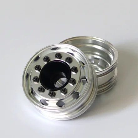 2 шт. металлический ступицы переднего колеса для tamiya по супер скидке 1/14th Масштаб rc