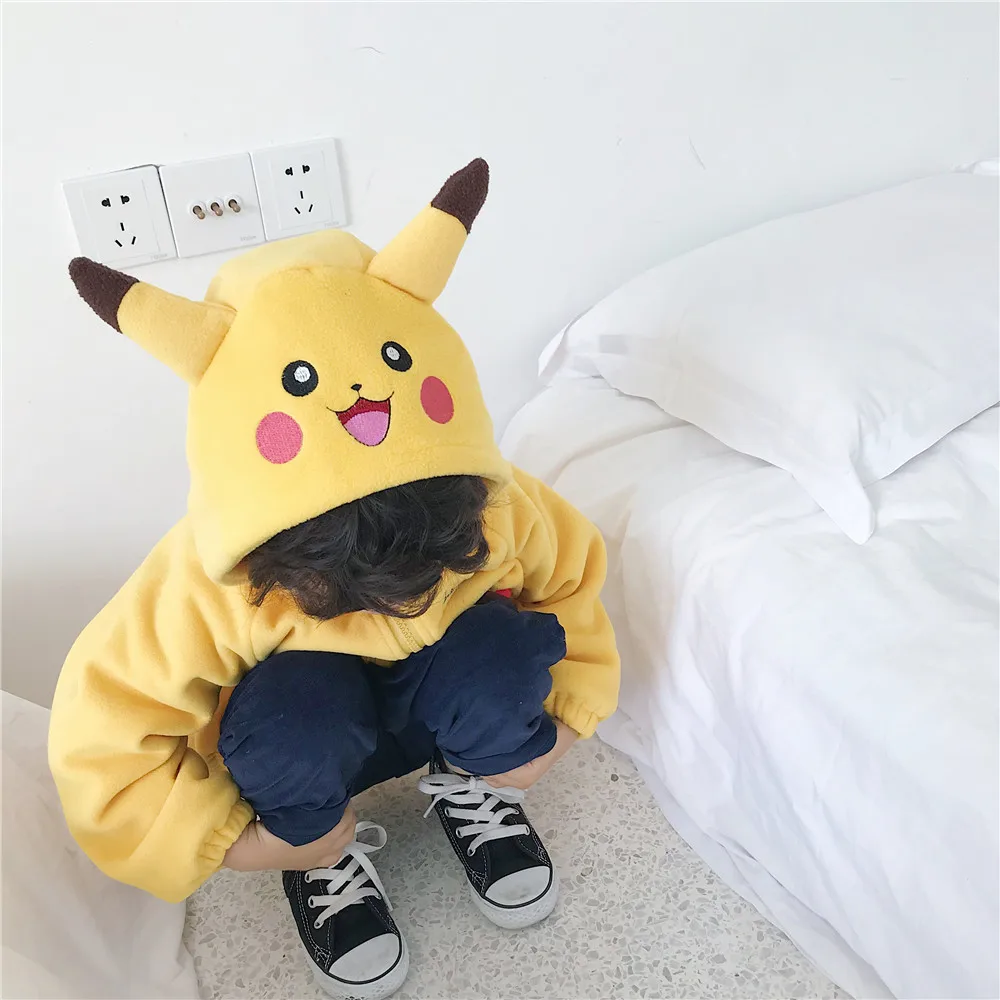 Tonytaobaby/зимняя одежда; новое бархатное пальто с рисунком для маленьких мальчиков и девочек; детская куртка