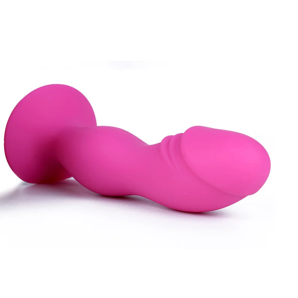 Силиконовый пенис фаллоимитатор Анальная пробка с присосками анальный