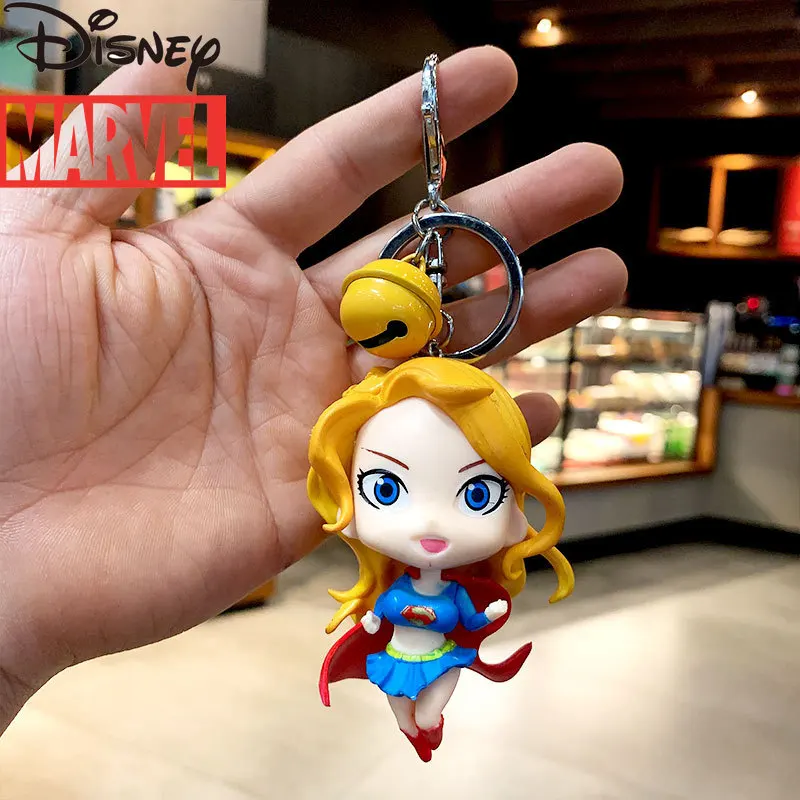 

Marvel Avengers Captain Marvel Cartoon Hand-made School Bag Pendant Pvc Key Chain Pendant Key Chain