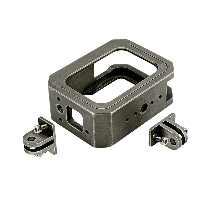 Металлическая клетка для GoPro 8 защитный корпус рамка с холодным башмаком