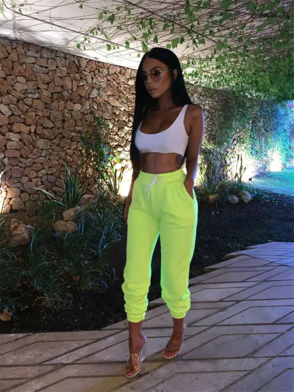 Женский облегающий спортивный костюм спортивные брюки-шаровары в стиле хип-хоп