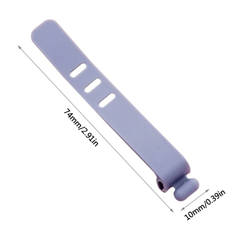 

Cable Organizer Line Winder Tie Silicone Wire Wrapped Cord Line Storage Holder for Earphone MP4 Cable High Quality