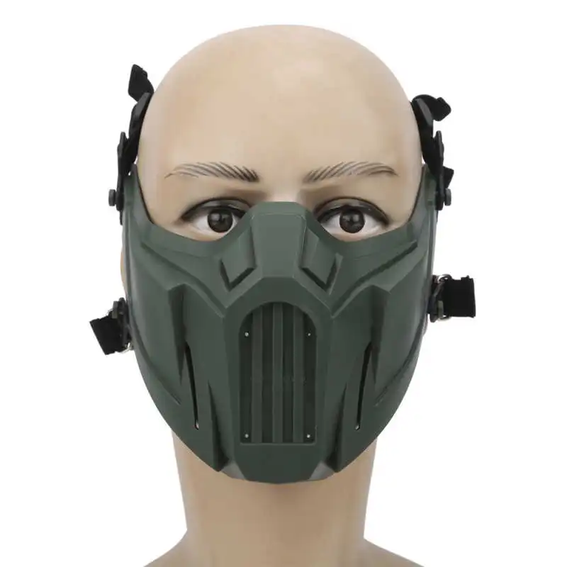 Тактическая защита для лица половины дышащая удобная военная оборудование