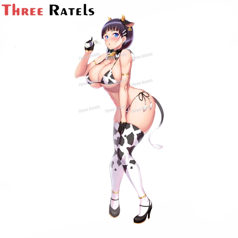 

A755 мультфильм сексуальная Корова Девушка молочная Униформа Hentai Waifu Kirigaya Suguha меч аниме виниловое искусственное окно багажник бампер