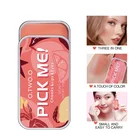 Многофункциональная палитра для макияжа 3 в 1, помада, румяна, тени для век для лица, легкие матовые оттенки губ, натуральные Румяна для лица, для красоты