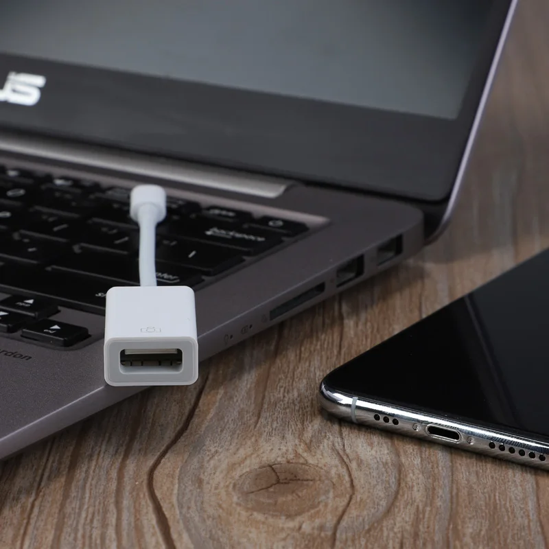 8-контактный разъем для USB OTG Кабель-адаптер для 6 6s Plus 7 8 X Поддержка ios 13