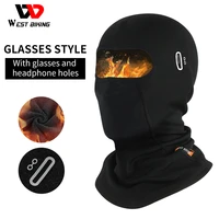 west biking winter cycling thermal mens hat equipment windproof motorcycle helmet liner breathable balaclava face mask headwear