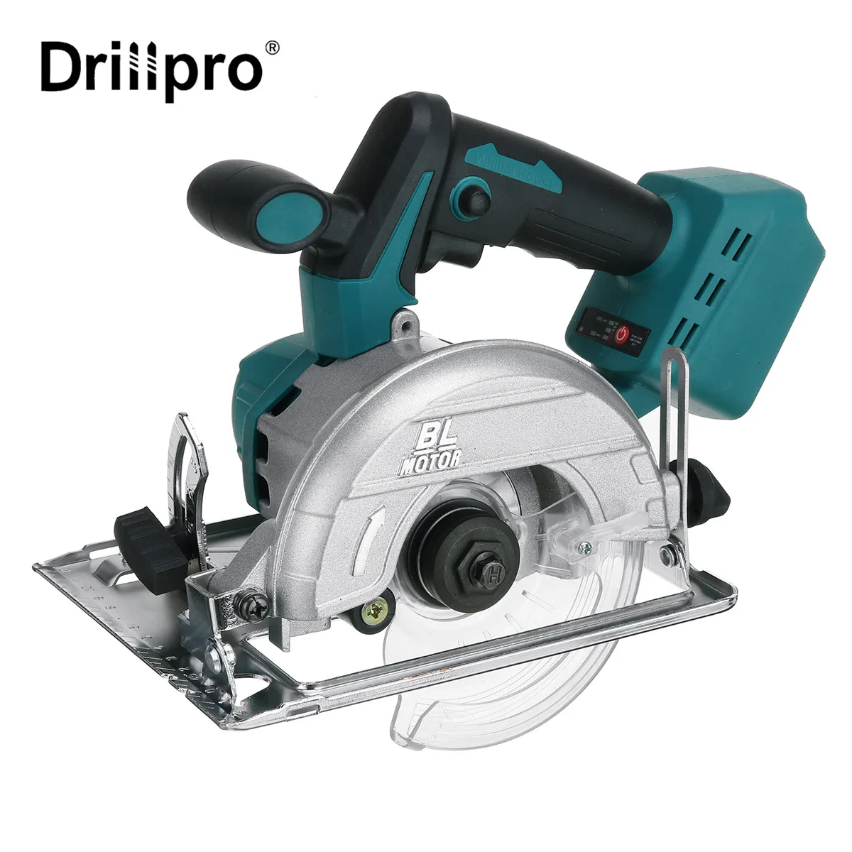 

10800RPM 125mm Cordless Electric Circular Wood Cutter 0° to 45° Adjustable Sawing Machine for 18V Makita Battery [Color Randem]