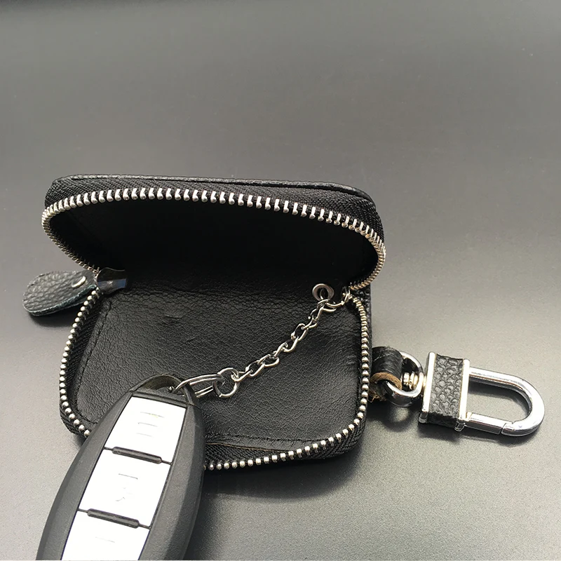 Бумажники для автомобильных ключей из натуральной кожи мужской держатель