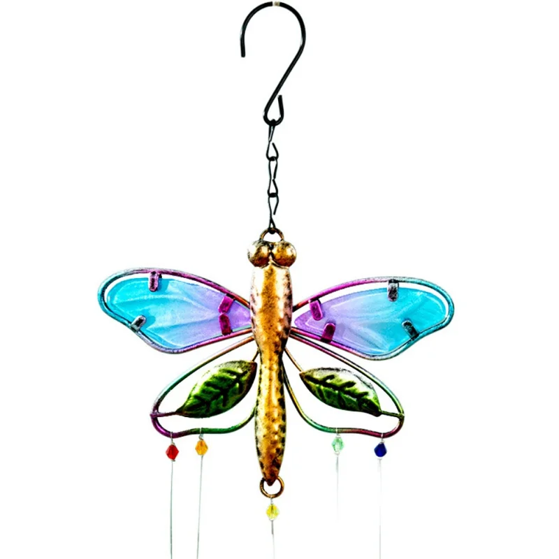 

Crystal Hanging Outdoor Pendant Ornament Crystal Pendant Golden Triangle Pendant Bring You Best Of Luck